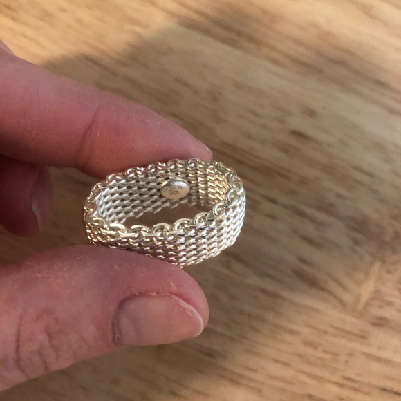 ‼️Sold‼️Tiffany & Co Mesh Ring ( ~sz 7) - Picture 3 of 7